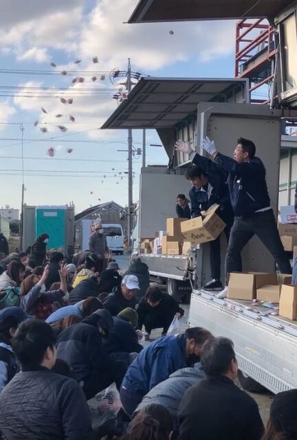 上棟式しました！（モチ投げ）＿テクニカルセンター